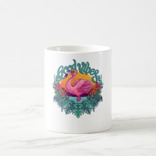 Taza De Café Flamingo tropical