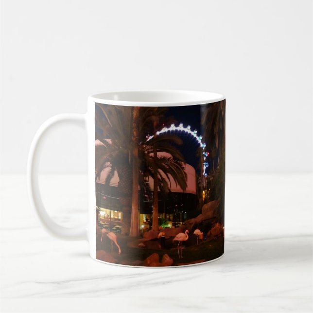 Taza De Café Flamingos, Las Vegas #3 Mug (Izquierda)