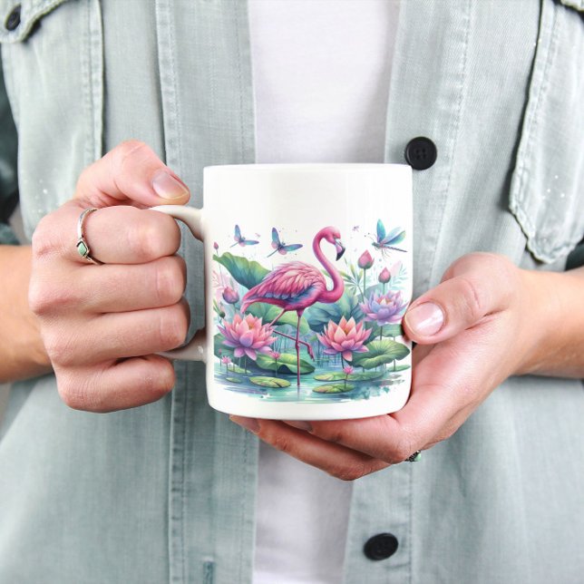 Taza De Café Flamingos rosados  (Subido por el creador)