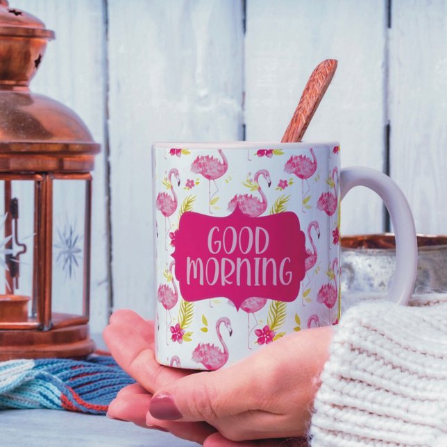 Taza De Café Flamingos Tropical Mug (Subido por el creador)