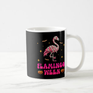 Taza De Café Flamingoween Flamingo Mummy Halloween Scary Costum