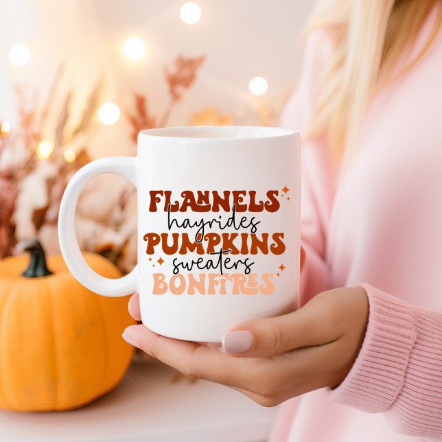 Taza De Café Flandes Hayrides Pumpkins Sweaters Bonfires Caída (Subido por el creador)