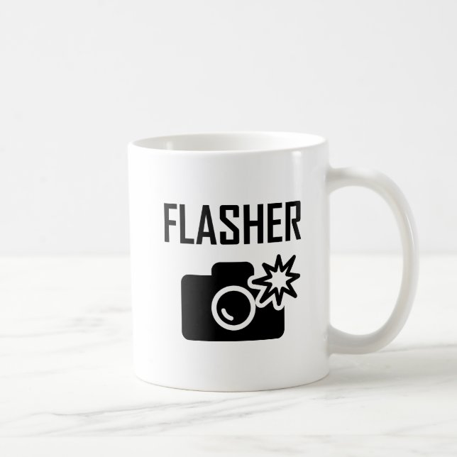 Taza De Café Flasher Funny Mug (Derecha)