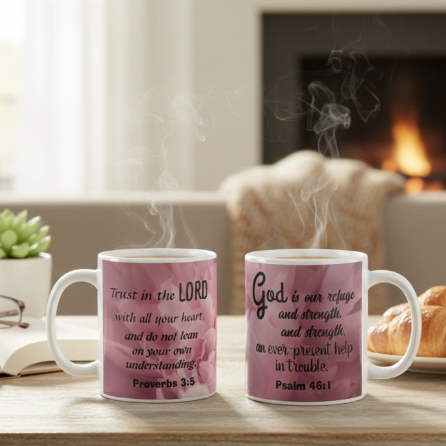 Taza De Café Flauta de fe: Mug de escritura de peones rosados (Subido por el creador)