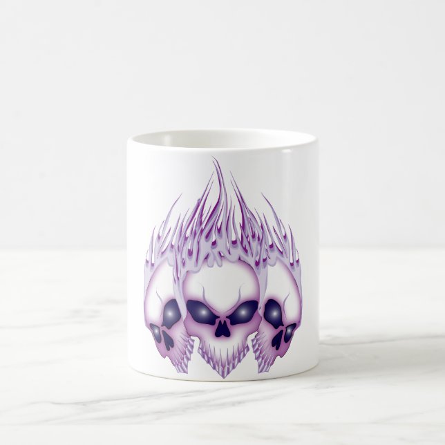Taza De Café Flauta morada deslumbrante (Centro)