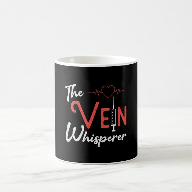 Taza De Café Flebotomista La vena del regalo de la flebotomía (Centro)