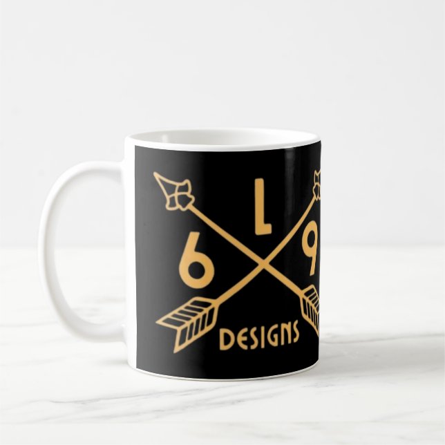 TAZA DE CAFÉ FLECHAS DE DISEÑOS L69 (Izquierda)