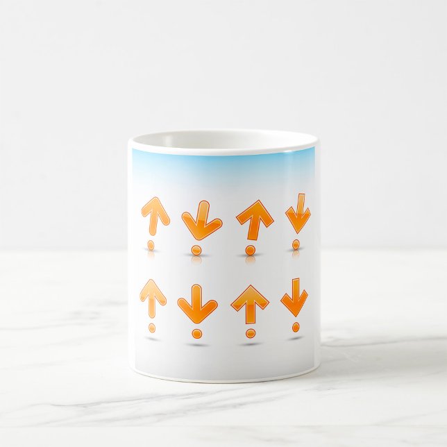 Taza De Café Flechas naranjas (Subido por el creador)