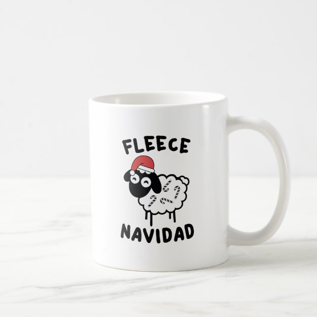 Taza De Café Fleece Navidad (Derecha)