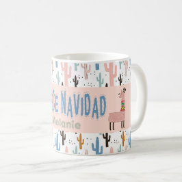 Taza De Café Fleece Navidad Navidades Llamas