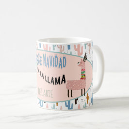 Taza De Café Fleece Navidad Navidades Llamas