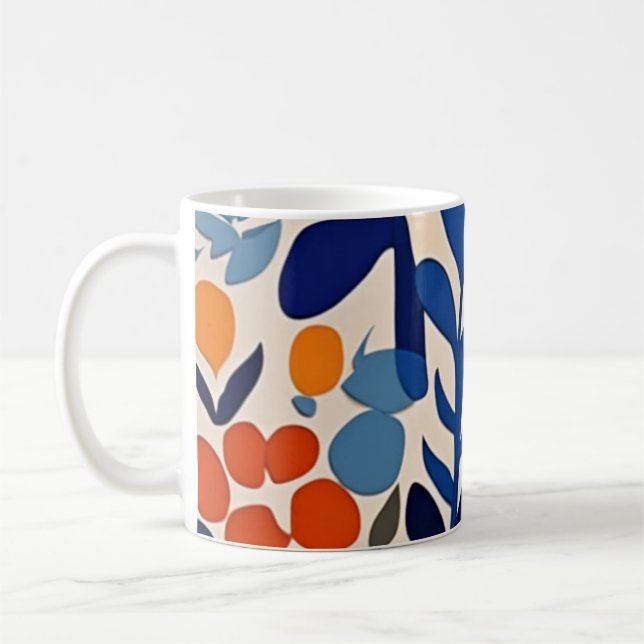 Taza De Café fleurs retro 70's (Izquierda)