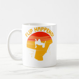 Taza De Café Flip Happens Free Running Parkour Traceur