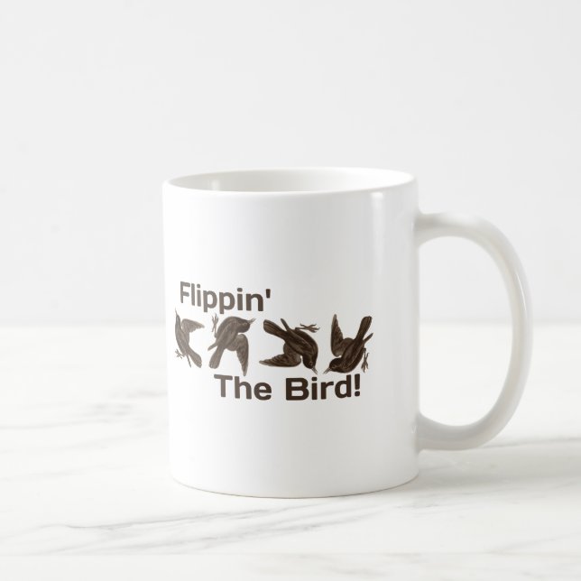 Taza De Café Flippin el pájaro (Derecha)