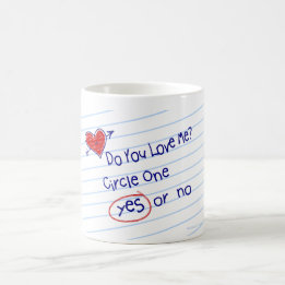 Taza De Café Flirty Fun Grado School Love Note Coffee Mug