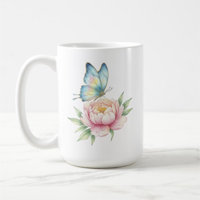 Taza De Café Flor (Izquierda)