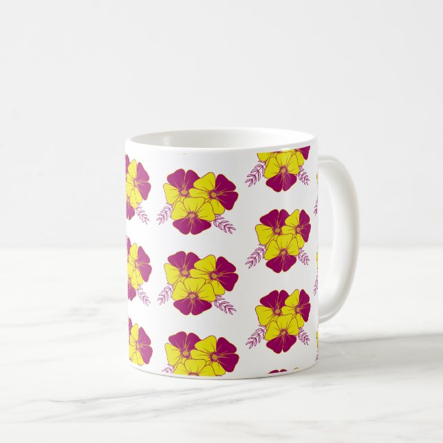Taza De Café flor (Anverso derecho)
