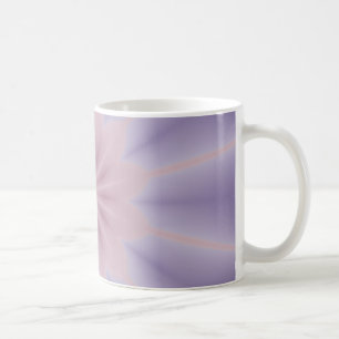 Taza De Café Flor 3D rosa y lino tres