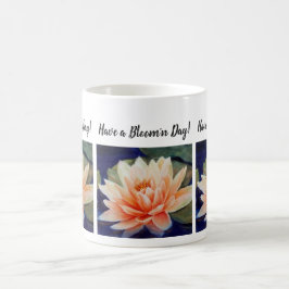 Taza De Café Flor acuática naranja Lily