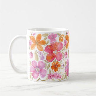 Taza De Café Flor acuática rosa