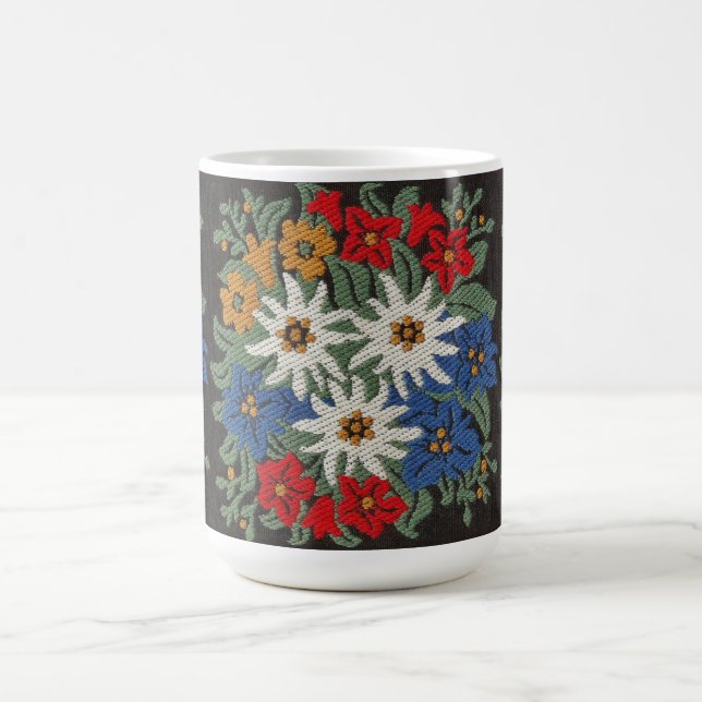 Taza De Café Flor alpina suiza Edelweiss (Centro)