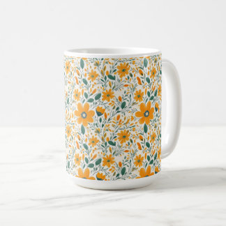 Taza De Café Flor amarilla