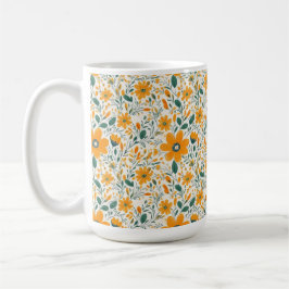 Taza De Café Flor amarilla