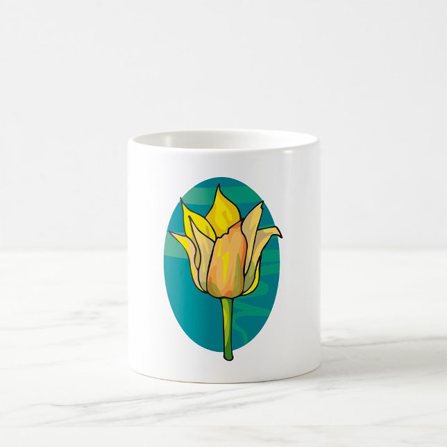 Taza De Café Flor amarilla (Subido por el creador)