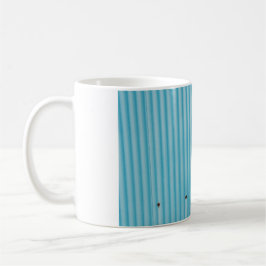 Taza De Café Flor amarilla azul clara de Himawari del girasol