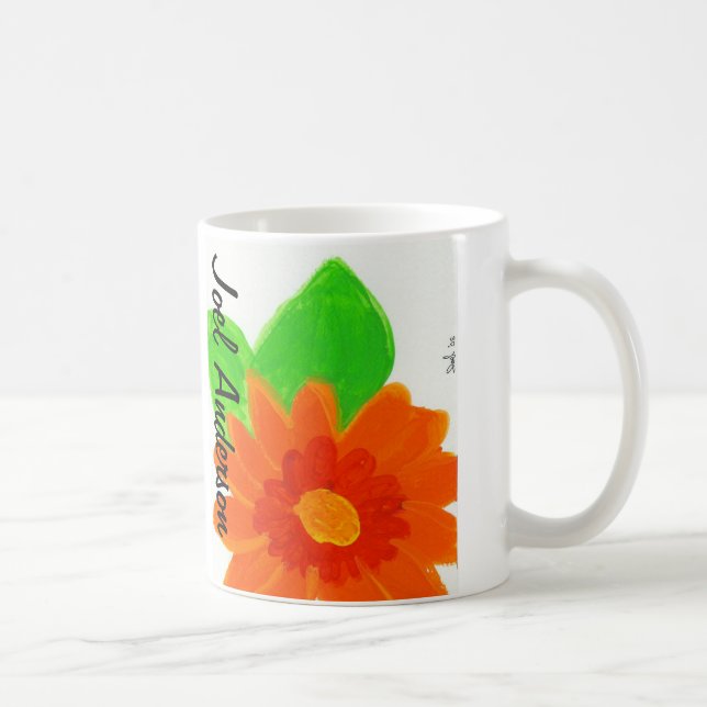 Taza De Café Flor anaranjada de Joel Anderson (Derecha)