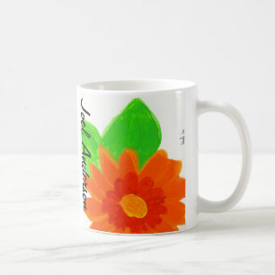 Taza De Café Flor anaranjada de Joel Anderson