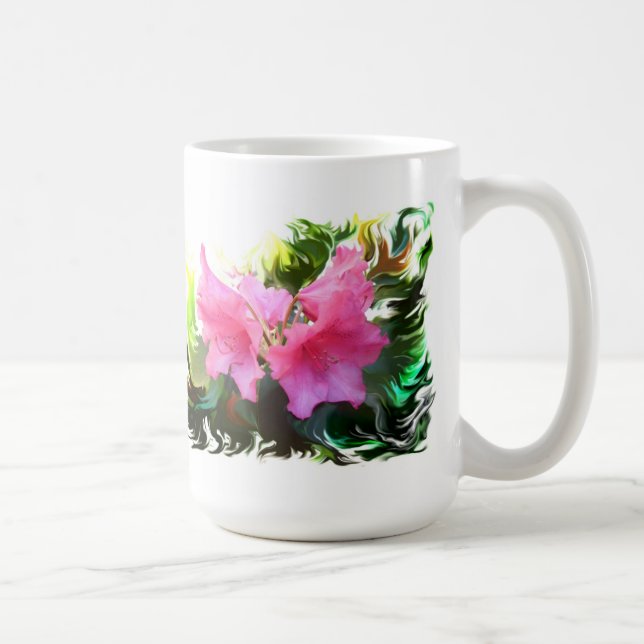 Taza De Café Flor azalea (Derecha)