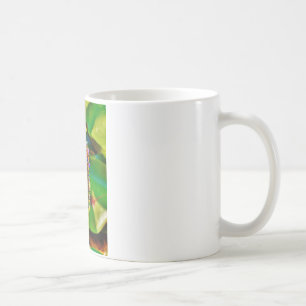 Taza De Café Flor azul