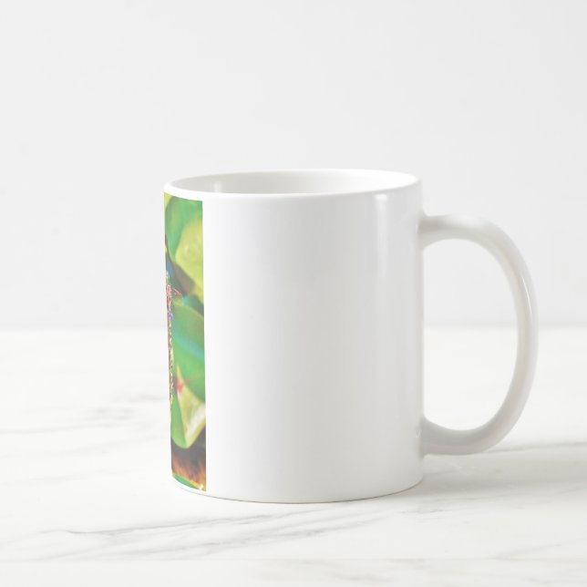 Taza De Café Flor azul (Derecha)