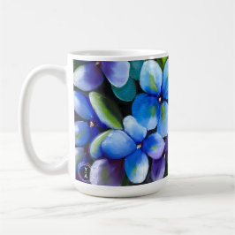 Taza De Café Flor azul
