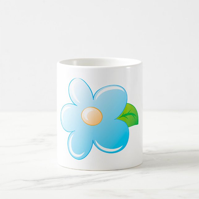 Taza De Café Flor azul (Subido por el creador)