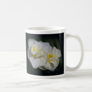 Taza De Café Flor blanca