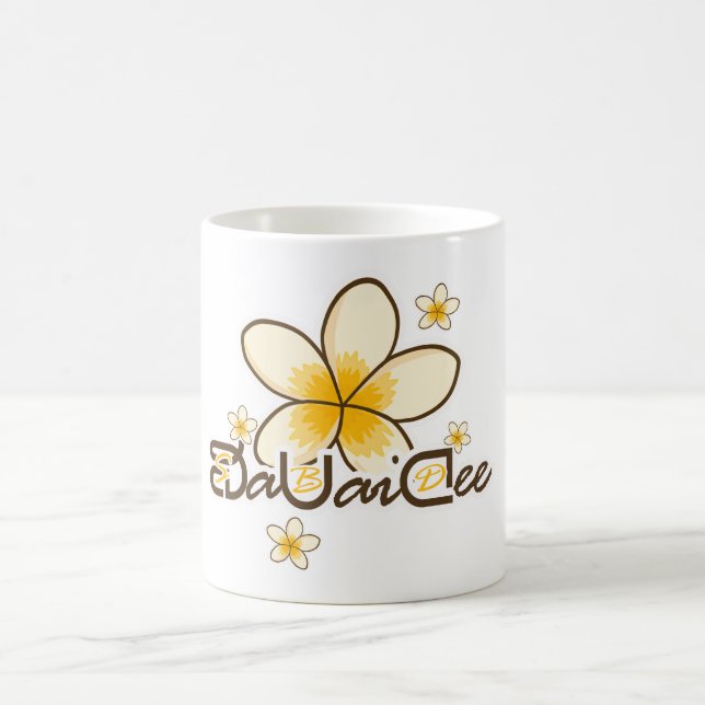 Taza De Café flor champa (Centro)