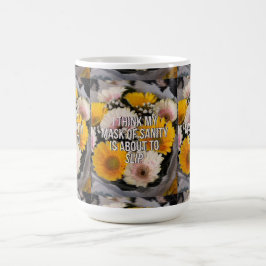 Taza De Café Flor con cita Mug