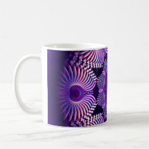Taza De Café Flor de Apofisis Kaleidoscope I