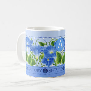 Taza De Café Flor de Birmania y Gem Septiembre Clásico Mug