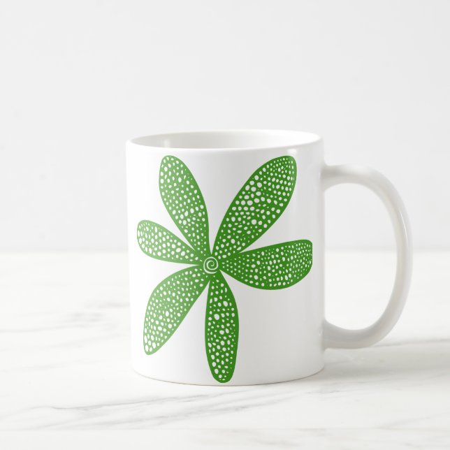 Taza De Café Flor de bonito - Aguacate verde (Derecha)