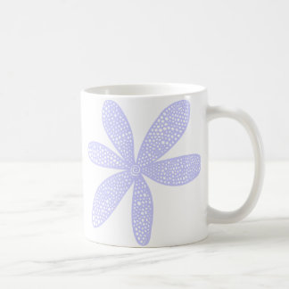 Taza De Café Flor de bonito - Azul en polvo