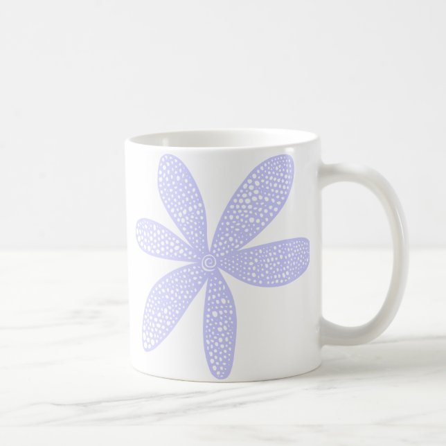 Taza De Café Flor de bonito - Azul en polvo (Derecha)
