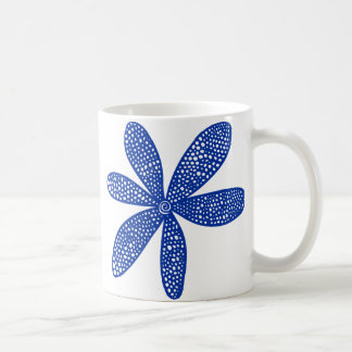 Taza De Café Flor de bonito - Azul marino