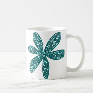 Taza De Café Flor de bonito - Moss Green