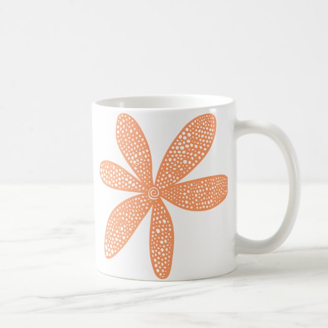 Taza De Café Flor de bonito - Peach (Derecha)