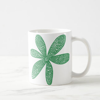 Taza De Café Flor de bonito - Verde del ejército