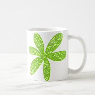 Taza De Café Flor de bonito - Verde marciano