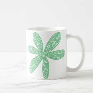 Taza De Café Flor de bonito - Verde oscuro